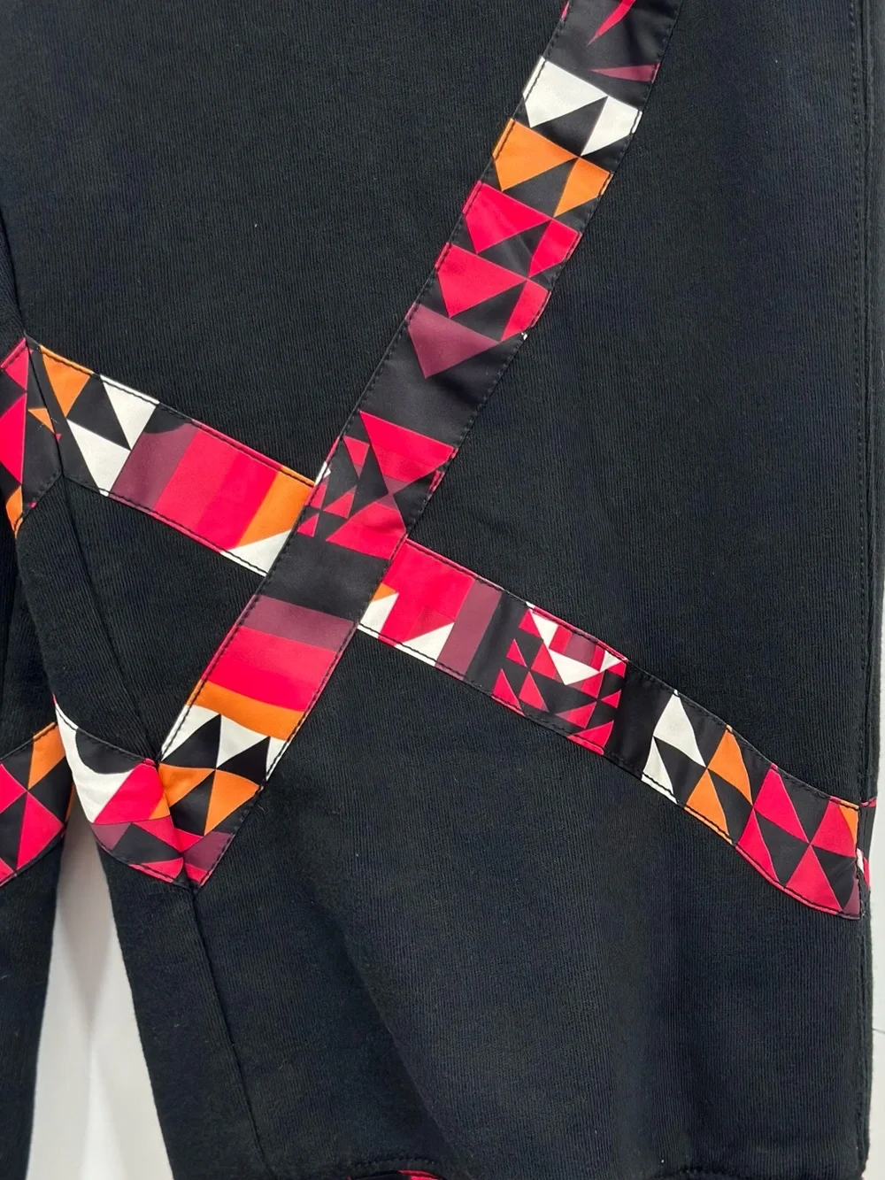 FP Movement Free People Snow Flow Joggers Black Geometric Print Sweatpants Small